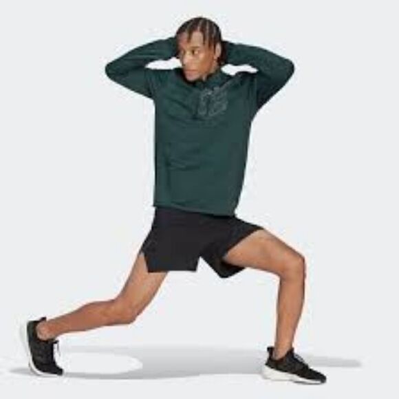 Adidas X-City Cold Ready Running Jacket Sweatshirt Men's S Green Black HF6384 - Picture 16 of 16